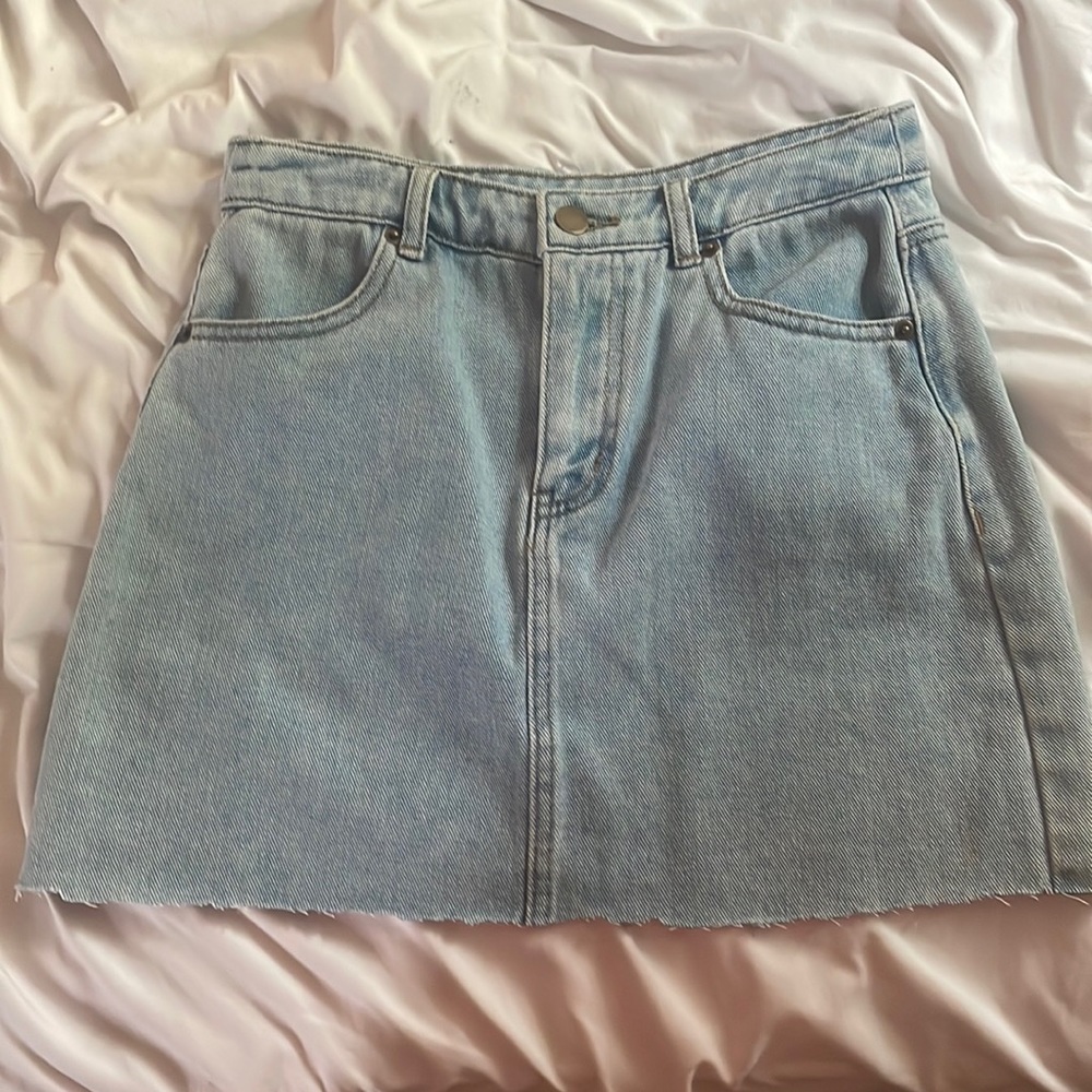 Forever 21 denim/jean mini skirt